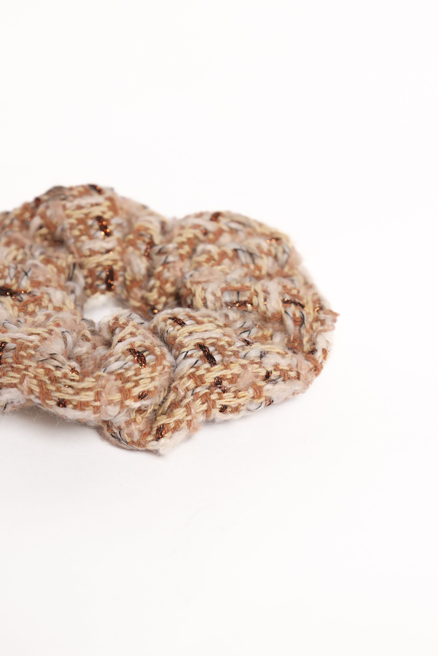 Riley Scrunchie - Brown - Image 2