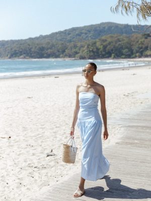 Stella Maxi Dress - Cornflower