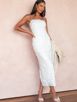 Letta Midi Dress - White