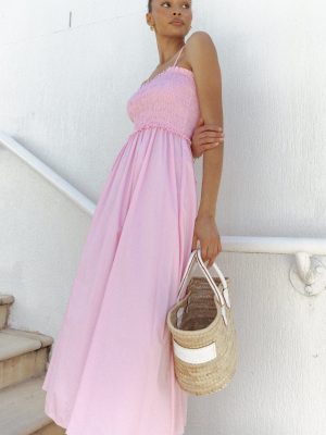 Nigella Maxi Dress - Pink