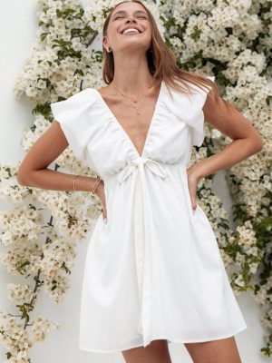 Kathy Mini Dress - White