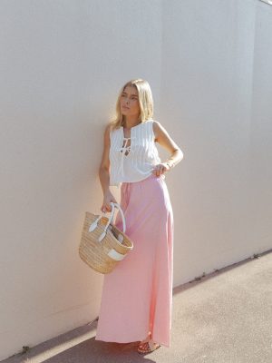 Stevie Maxi Skirt - Pink