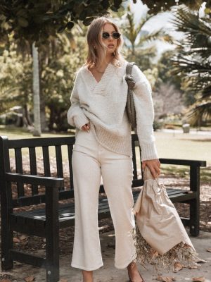 Just Black Trouser Wide Leg Jean - Supermoon