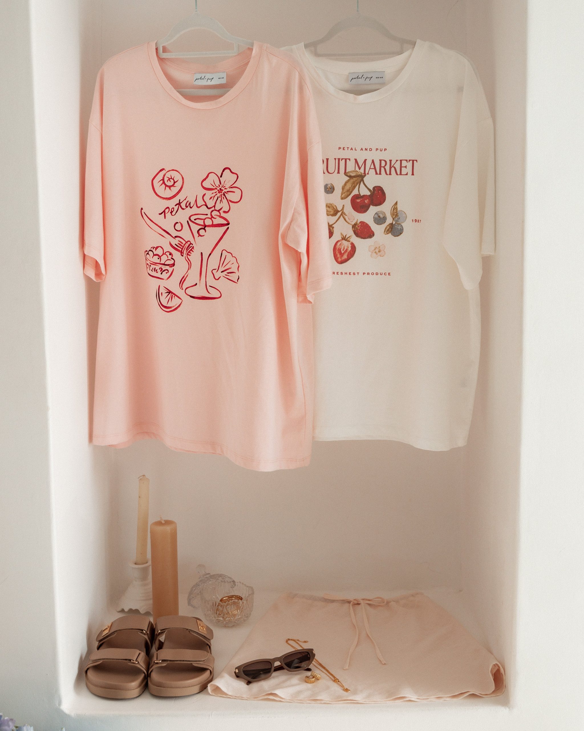 Loa Graphic Tee - Pink/Red - Image 8