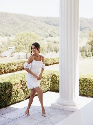 Celestia Mini Dress - White