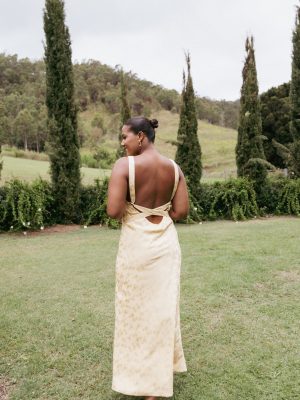 Malie Maxi Dress - Lemon