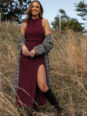 Hayven Maxi Dress - Plum