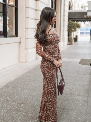 Cici Maxi Skirt - Leopard