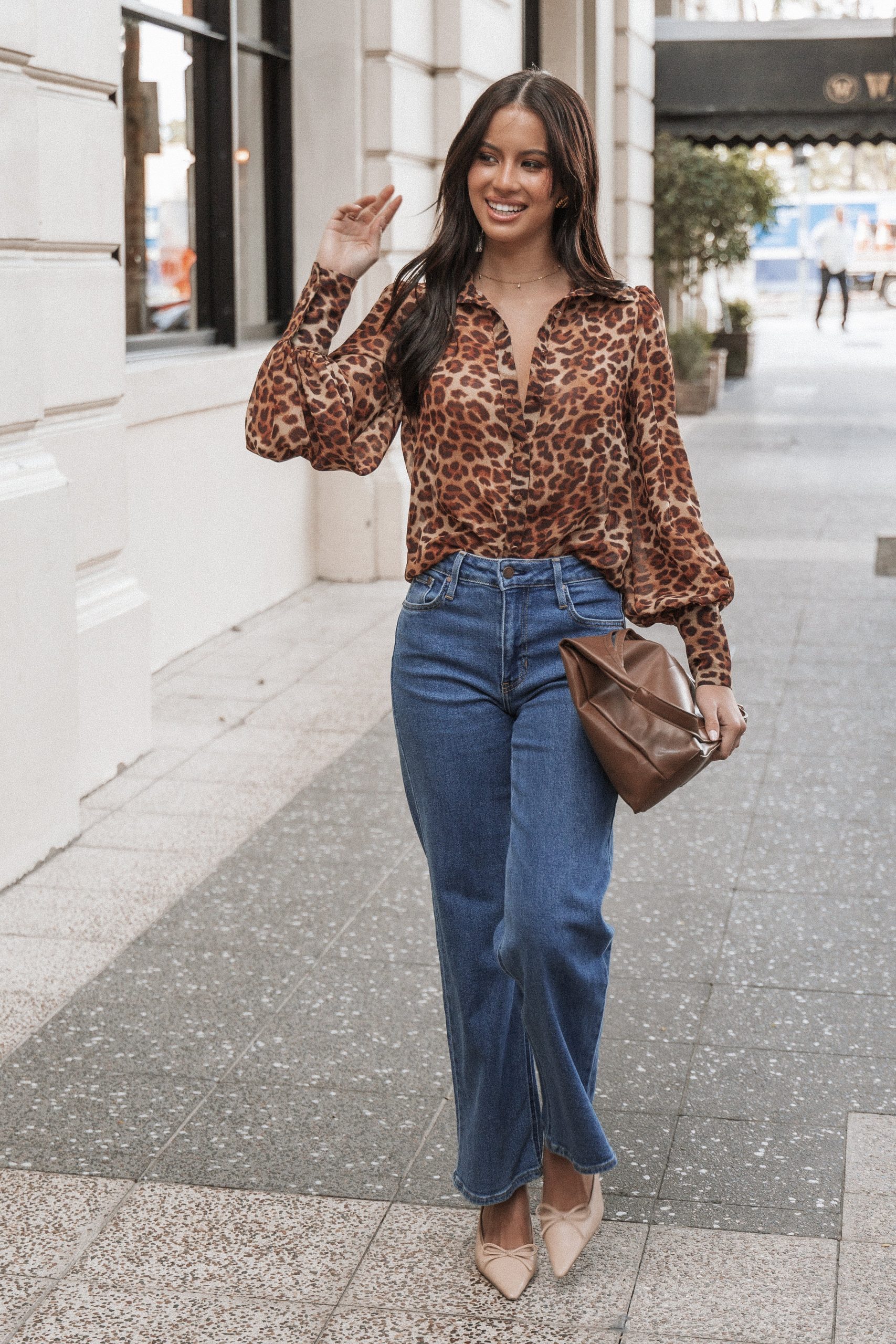 Fleetwood Blouse - Leopard - Image 2