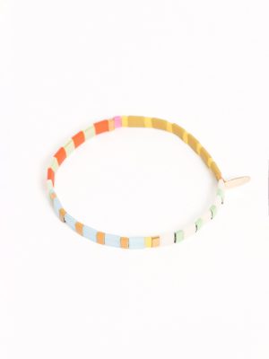 Kylie Bead Bracelet - Chartreuse