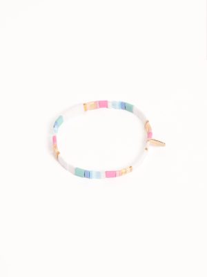 Kylie Bead Bracelet - Denim