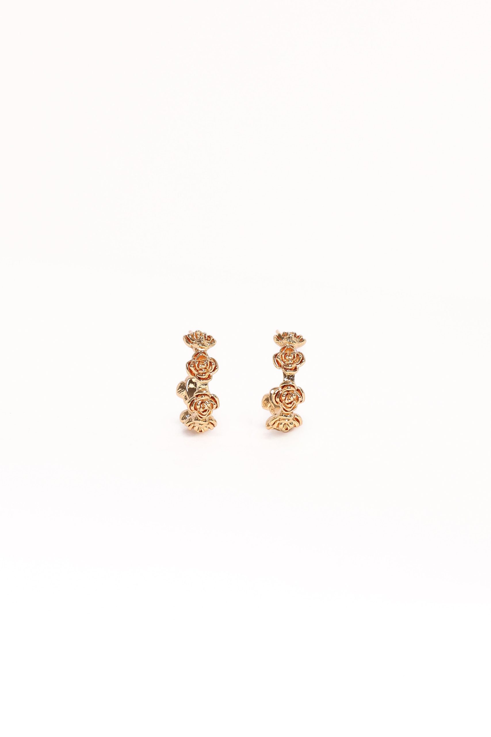 Jennie Flower Earrings - Gold - Image 5