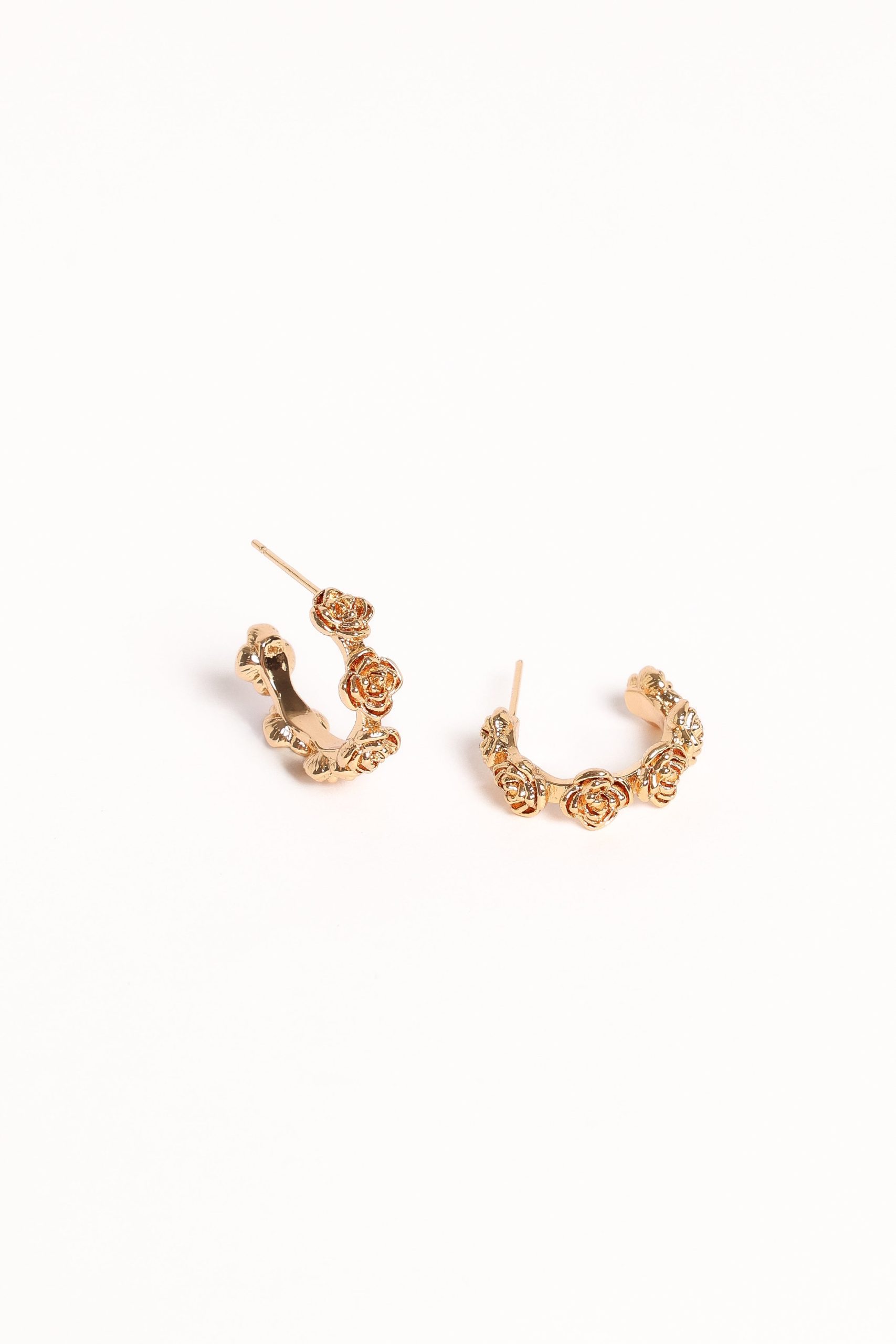 Jennie Flower Earrings - Gold - Image 4