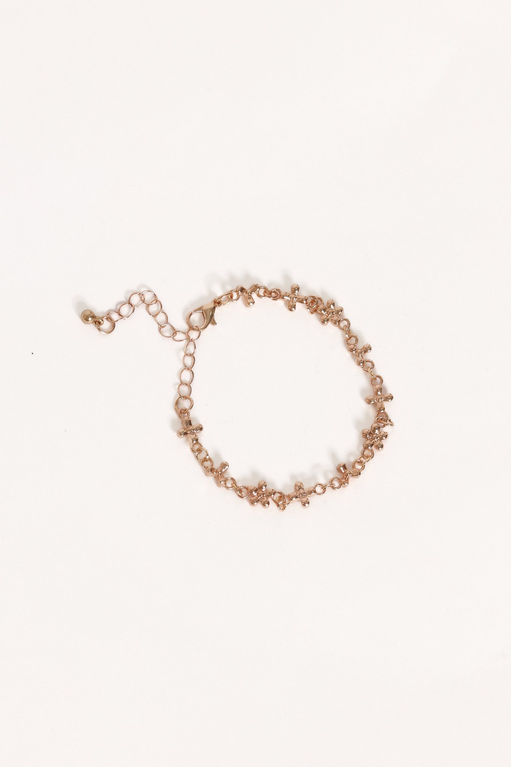 Hannah Flower Bracelet - Gold - Image 2
