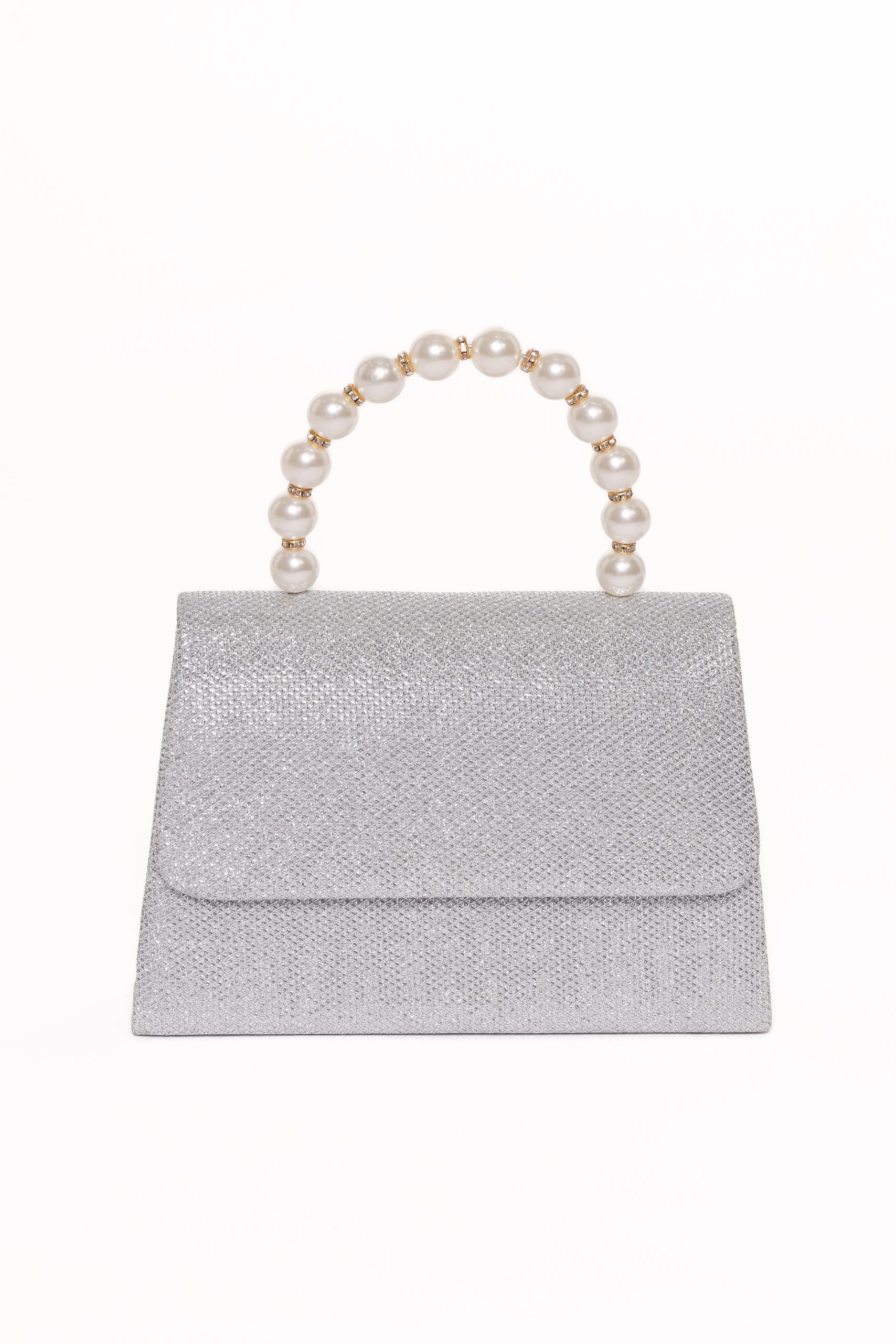 Jenn Embellished Bag - Champagne/Pearl