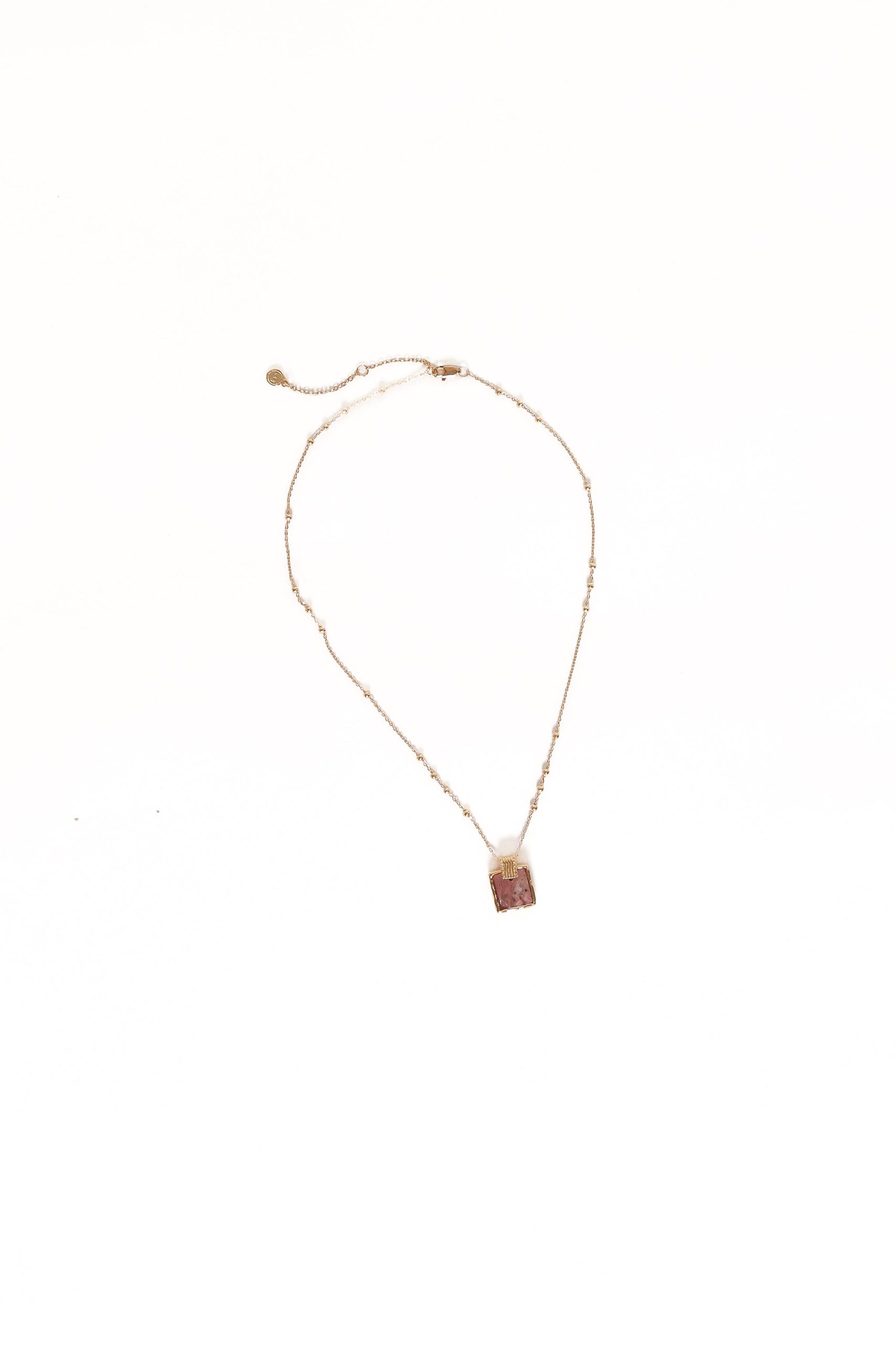Rosie Necklace - Gold/Pink - Image 3