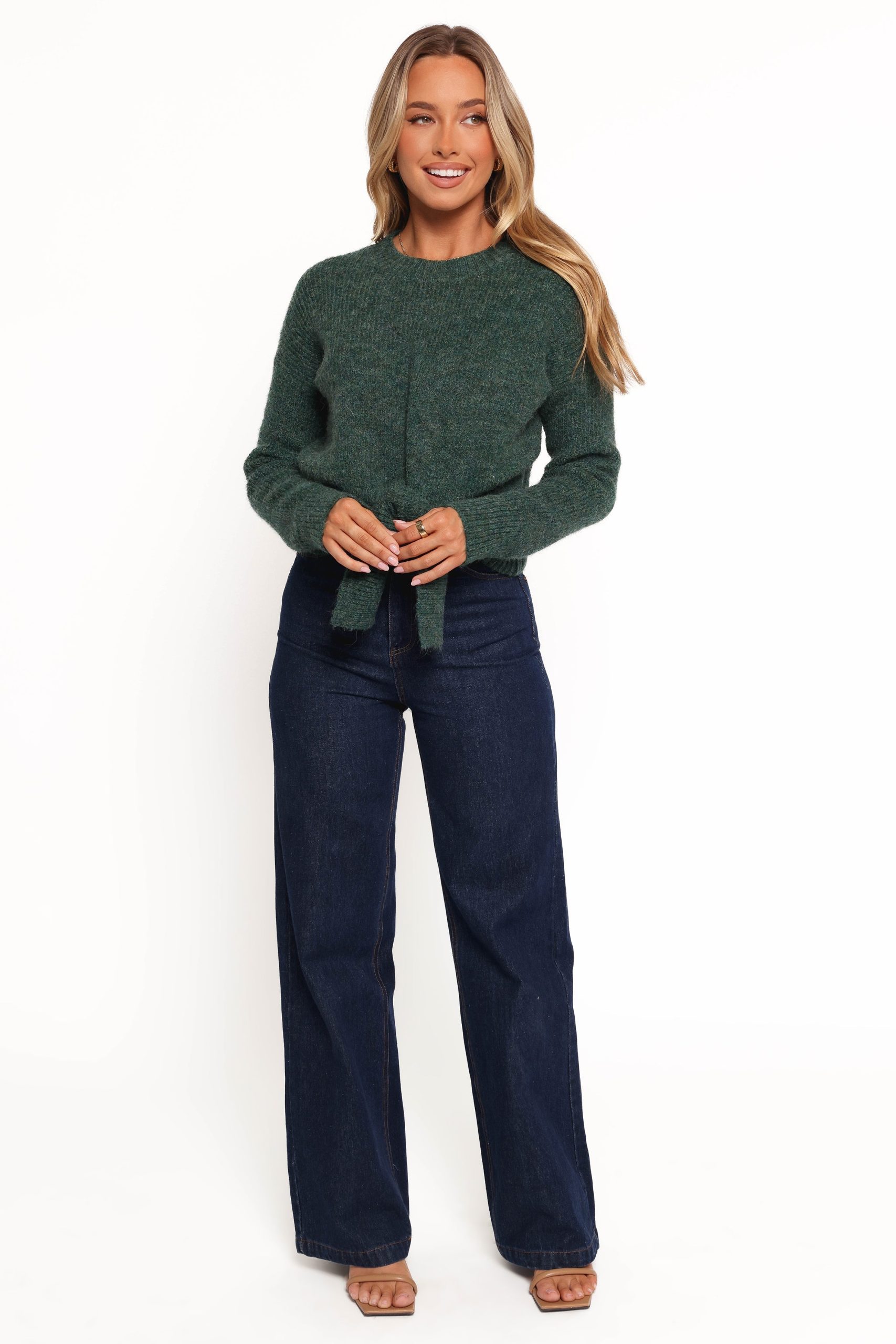 Captivate Knit Sweater - Emerald - Image 2