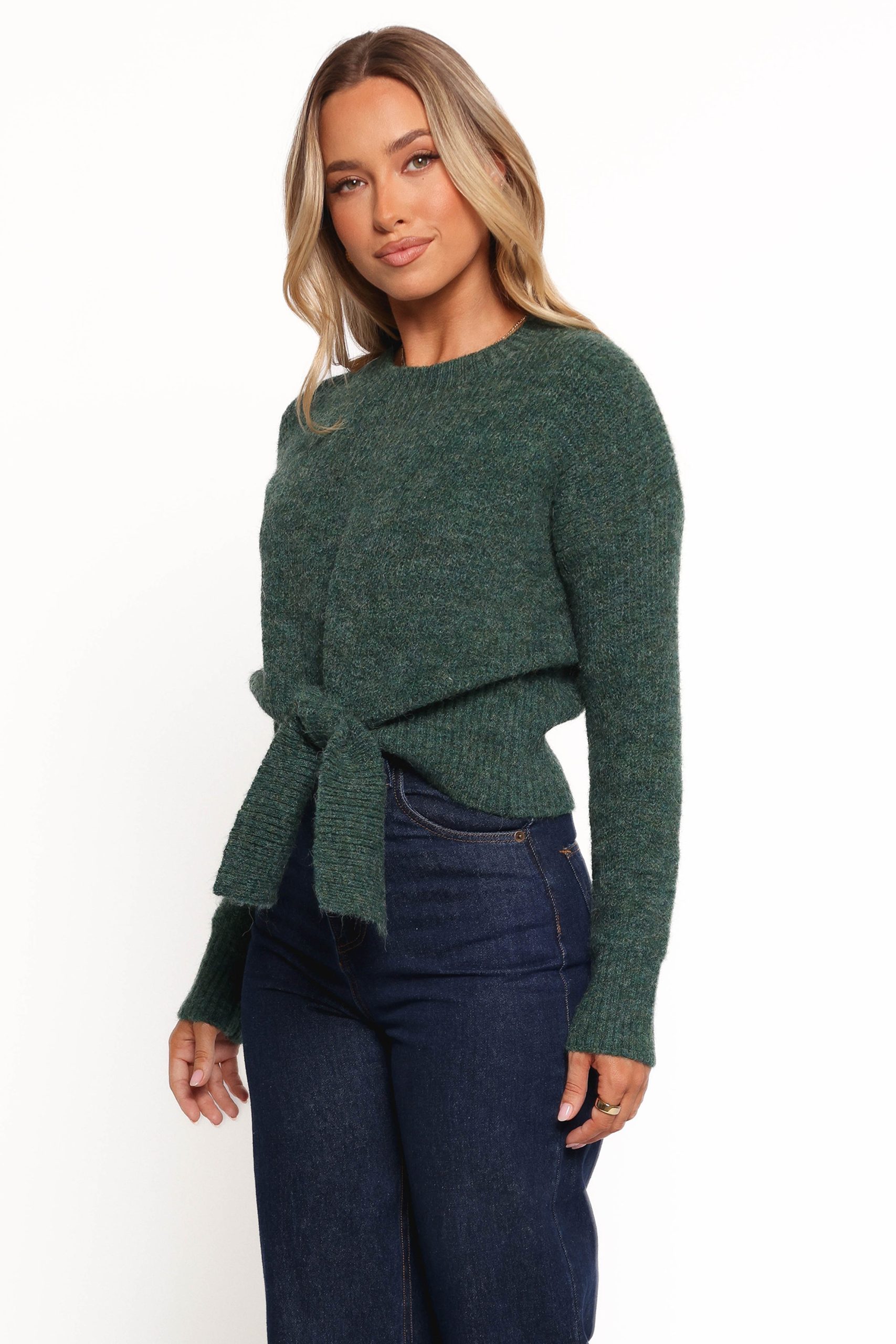 Captivate Knit Sweater - Emerald - Image 3