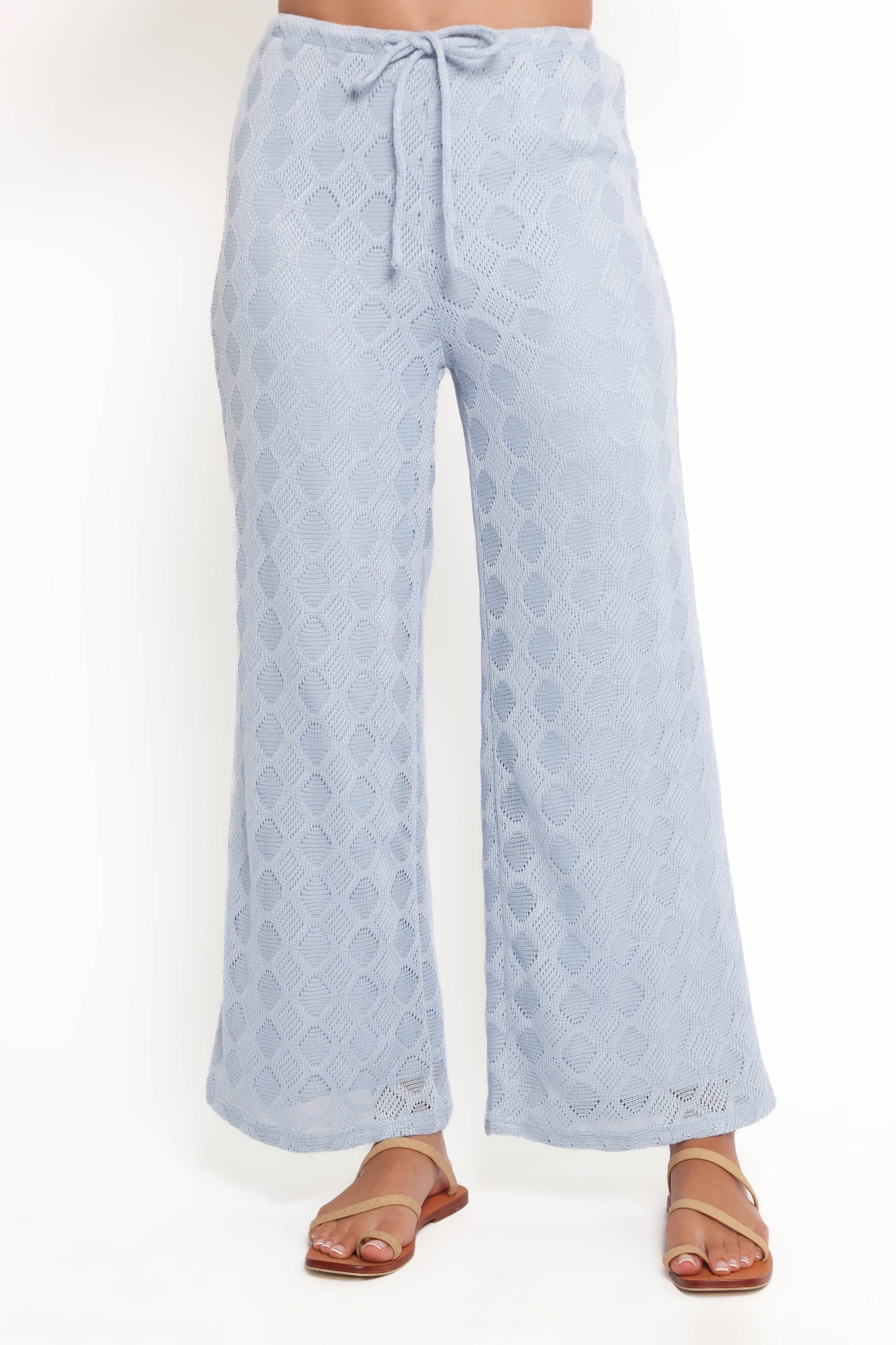 Cora Knit Pant - Blue - Image 2