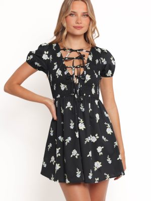 Winny Mini Dress - Navy Floral