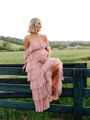 Belle Maxi Dress - Blush