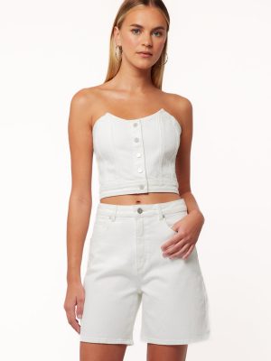 Abrand Carrie Shorts - White Light