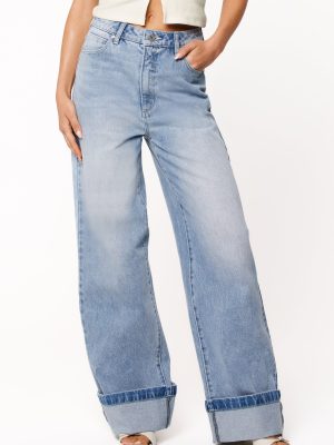 Abrand 94 High Wide Jeans - Jordan Worn Turn Up