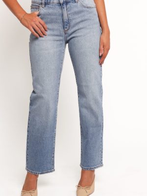 Abrand Mid Straight Jeans - Felicia