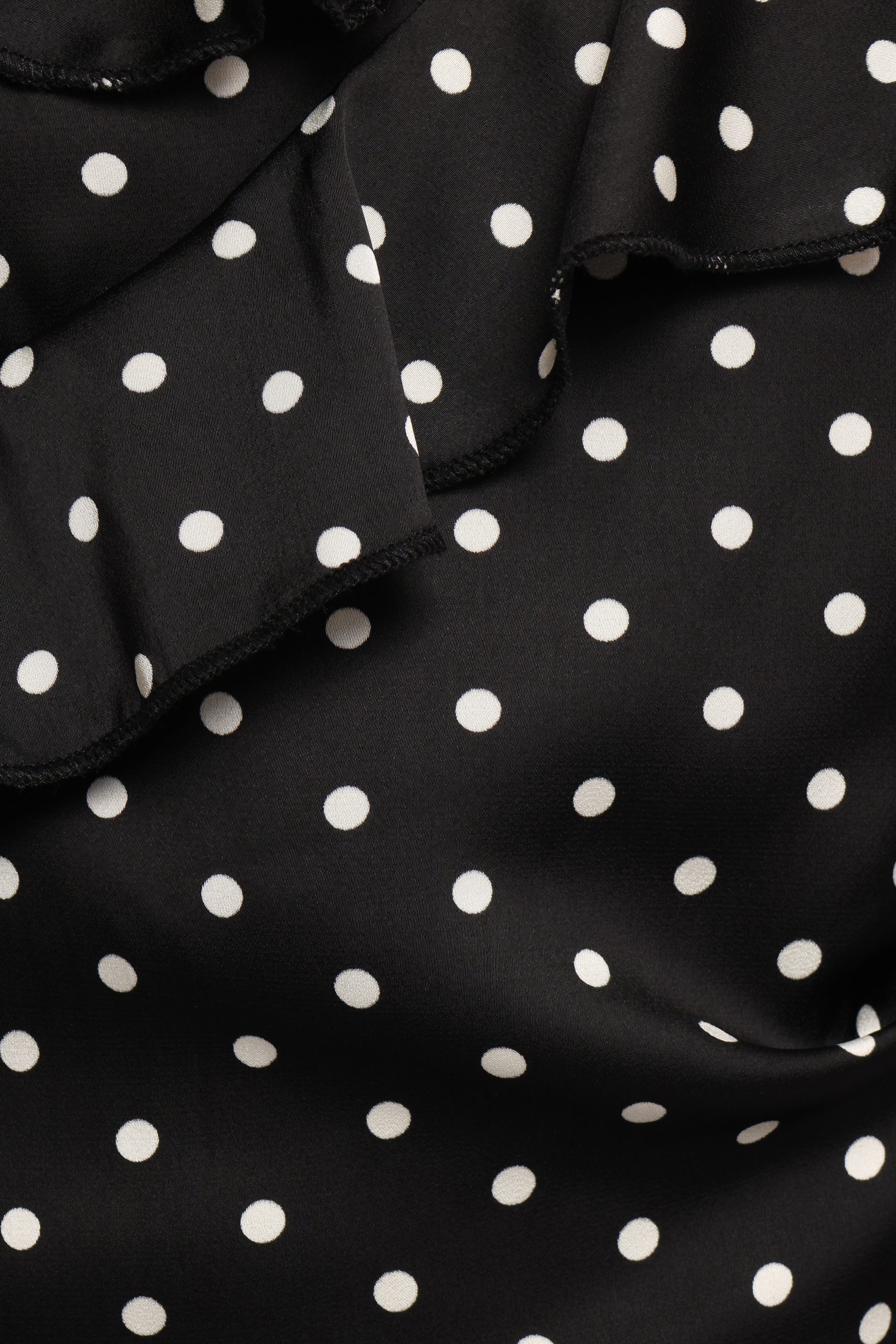 Adelina Maxi Dress - Black Polka Dot - Image 9