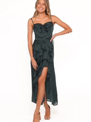 Adelyn Midi Dress - Emerald