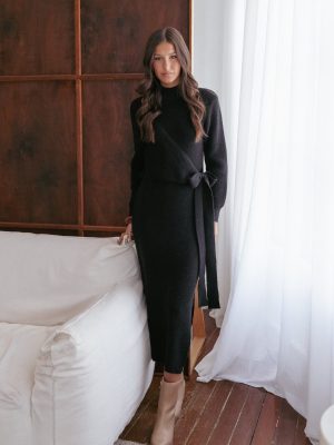 Aerin Knit Dress - Black