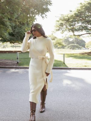 Aerin Knit Dress - Cream