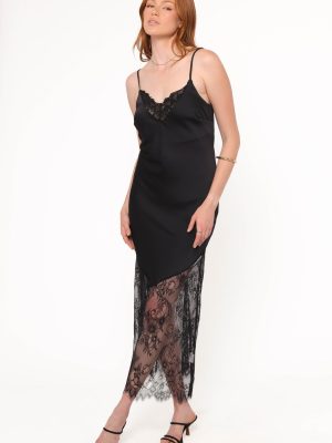 Aideen Maxi Dress - Black