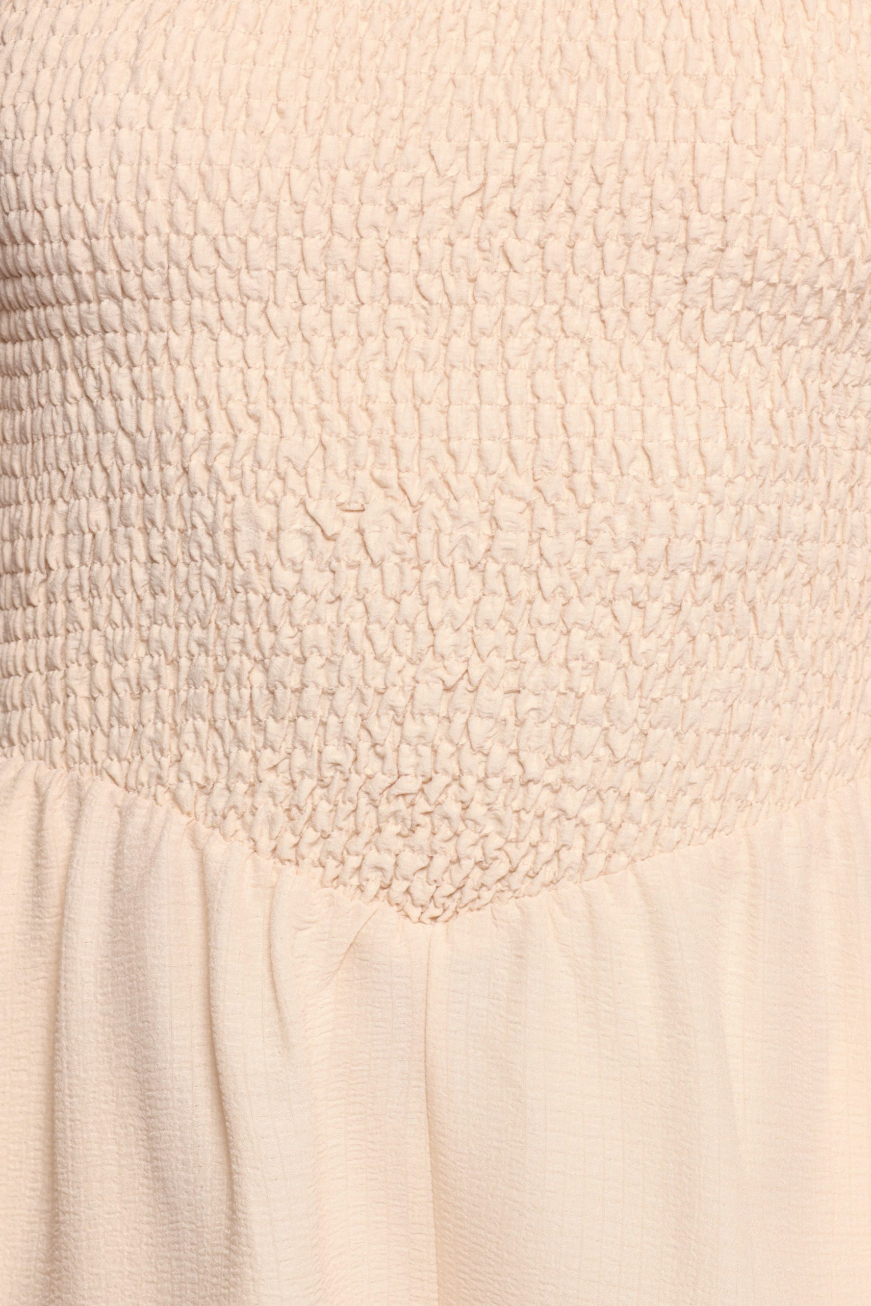 Alaric Shirred Romper - Cream - Image 7