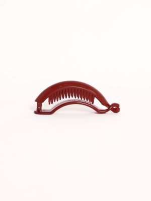 Alegra Hair Clip - Brown