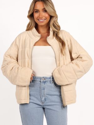 Alegra Quilted Jacket - Cream