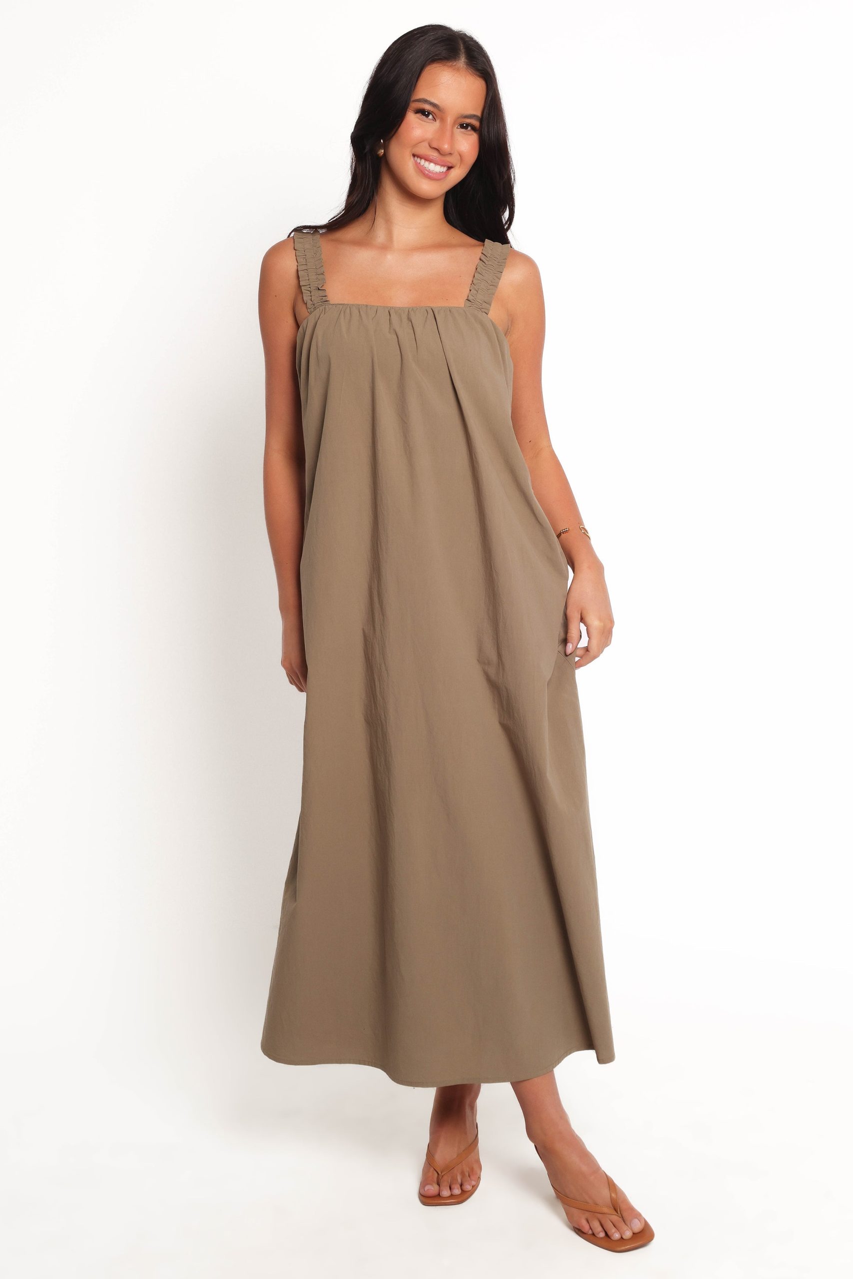 Alessandra Maxi Dress - Olive - Image 2