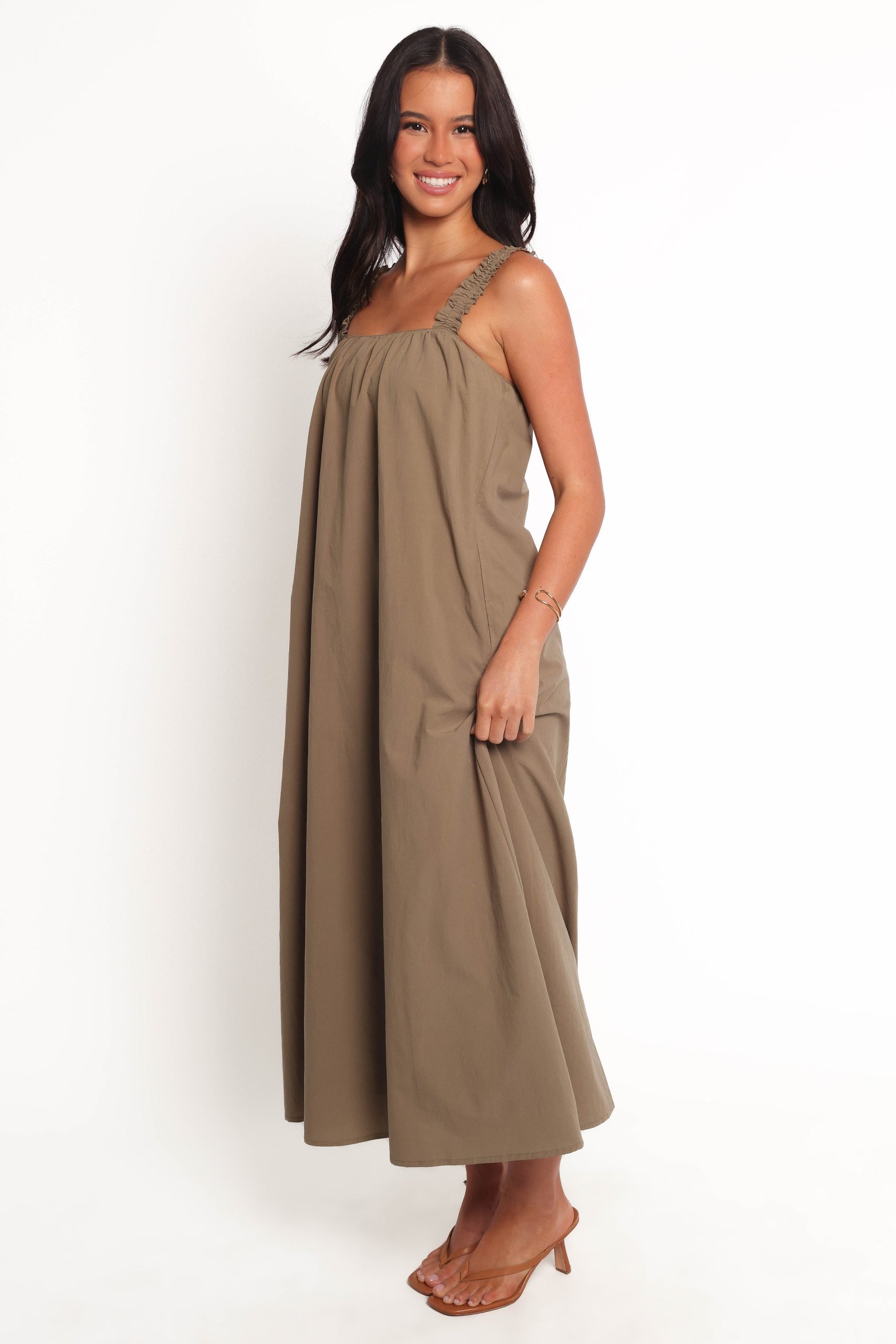 Alessandra Maxi Dress - Olive - Image 5