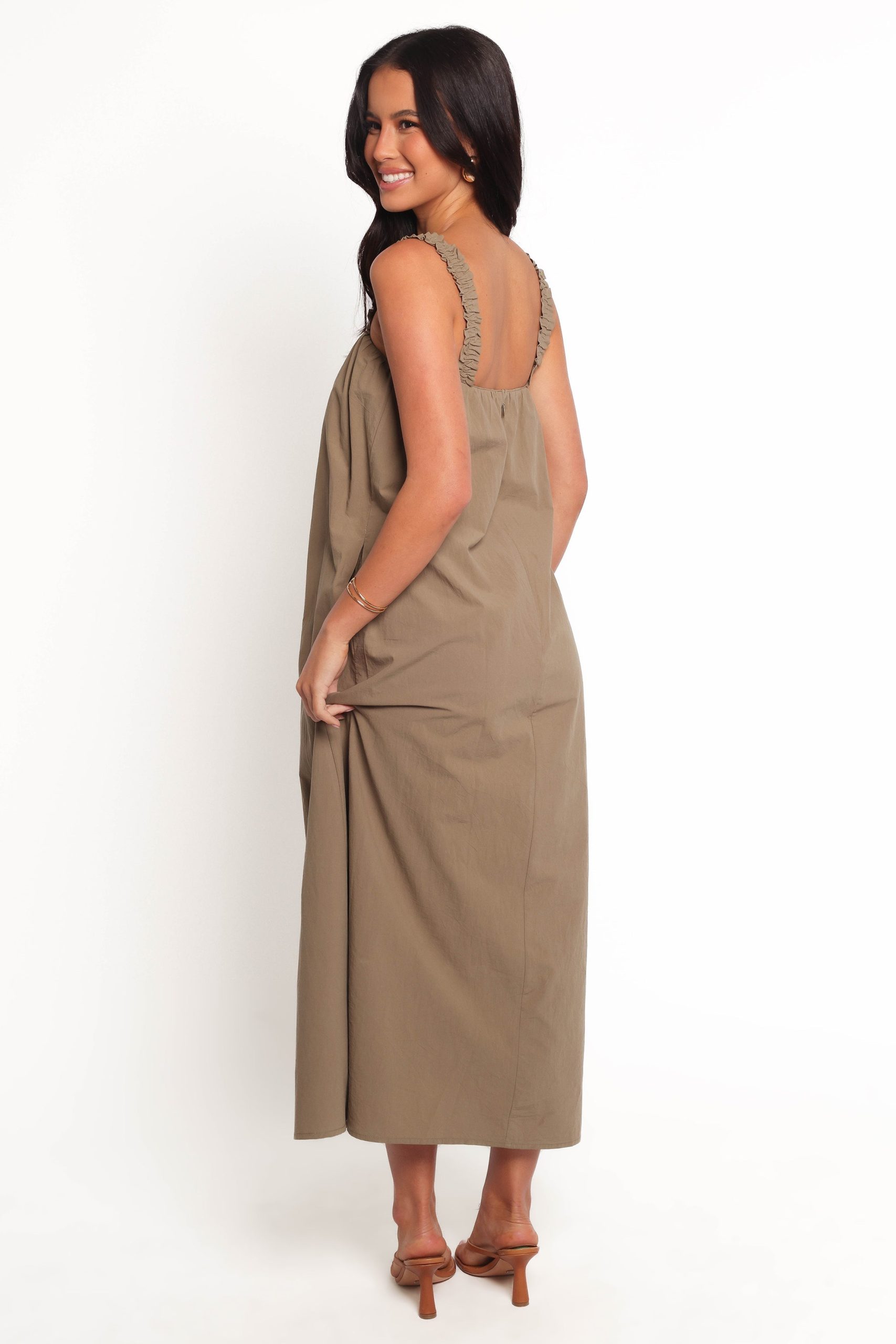 Alessandra Maxi Dress - Olive - Image 6