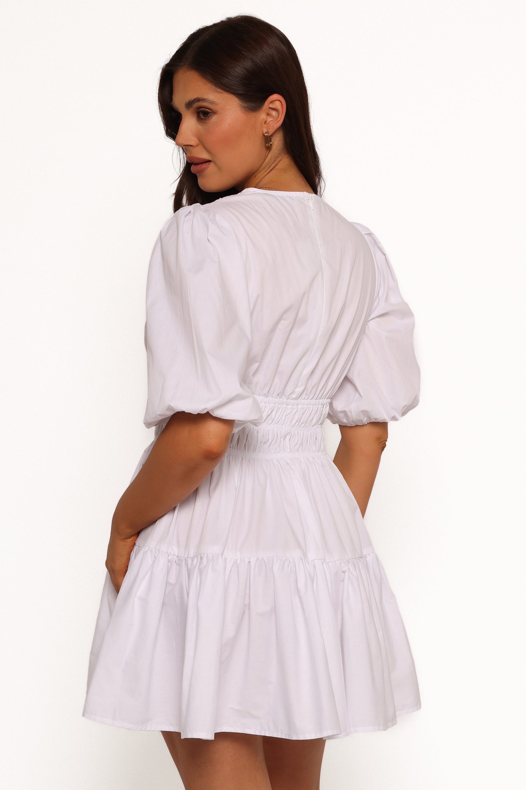 Alessia Mini Dress - White - Image 5