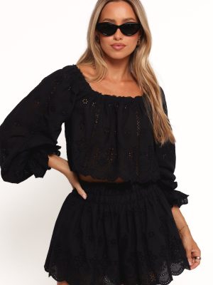 Alessia Two Piece Set - Black