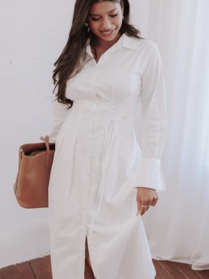 Alexander Shirt Dress - Ivory