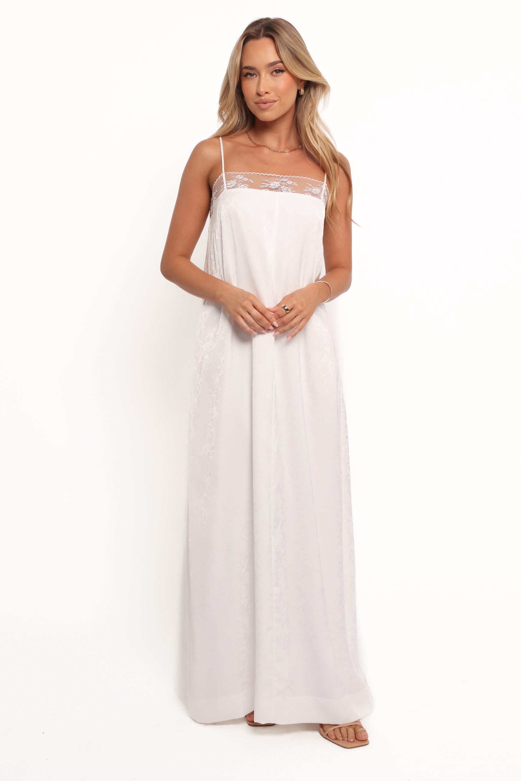Alisha Maxi Dress - White - Image 3