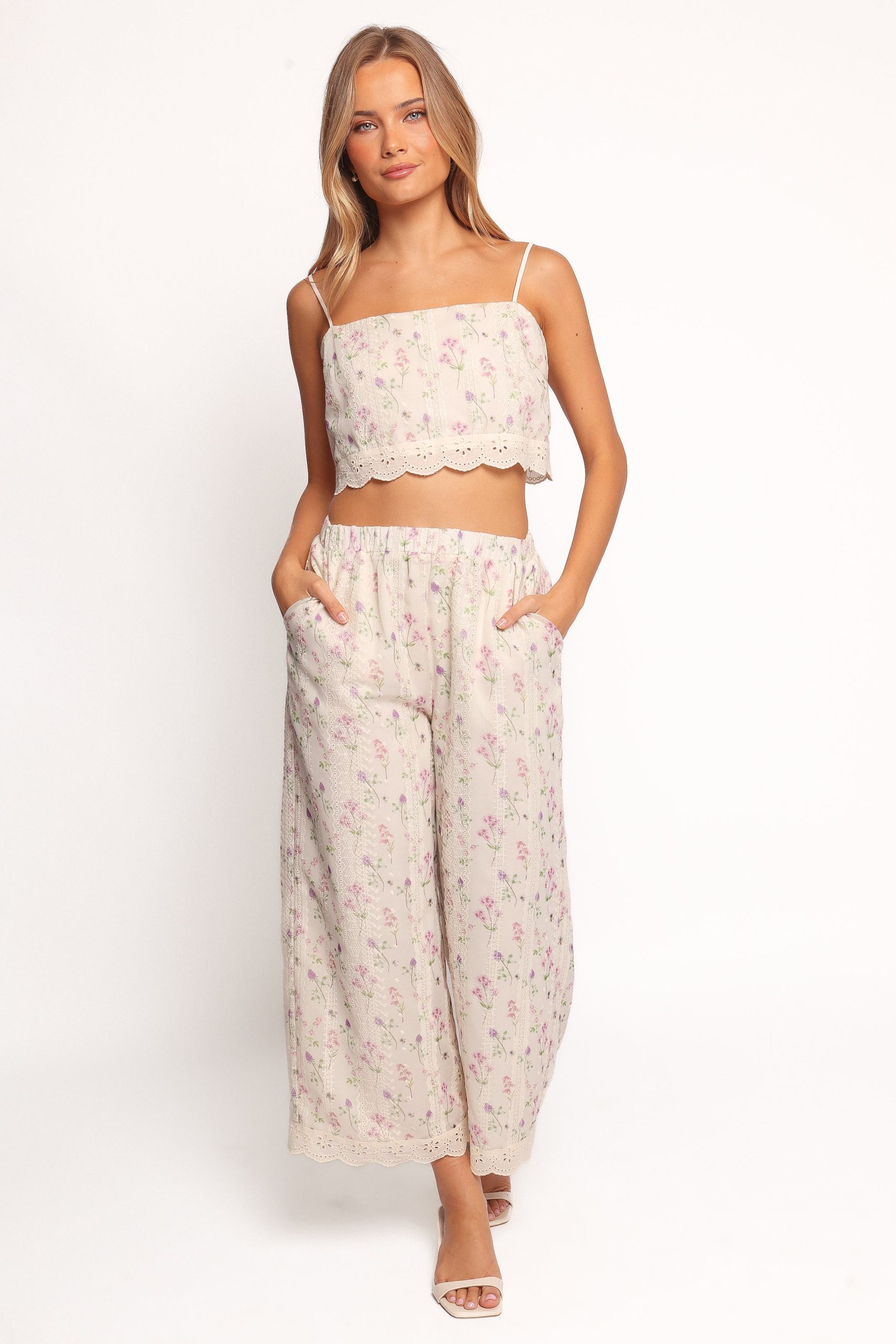 Alison Two Piece Set - Pink Floral - Image 3