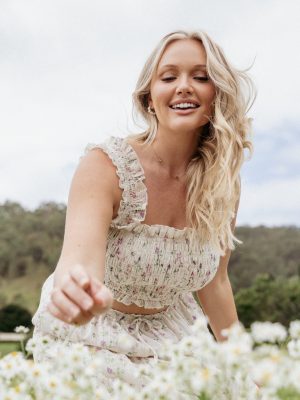 Amberlyn Sleeveless Top - Pink Floral