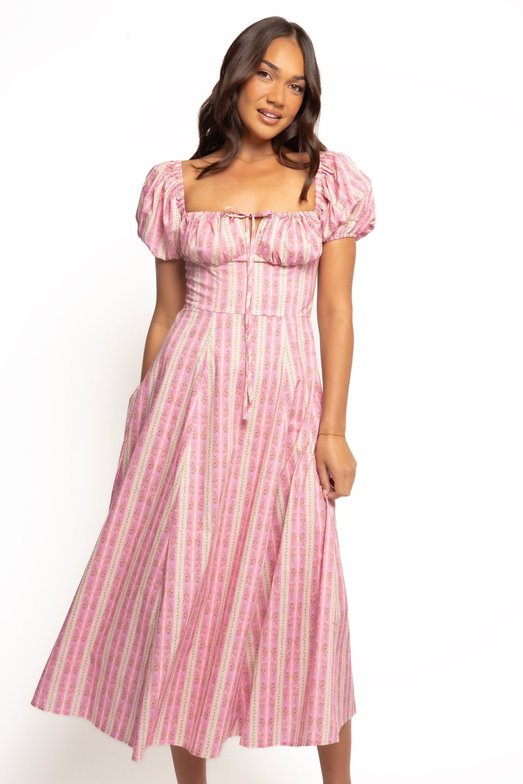 Amethyst Midi Dress - Pink - Image 2