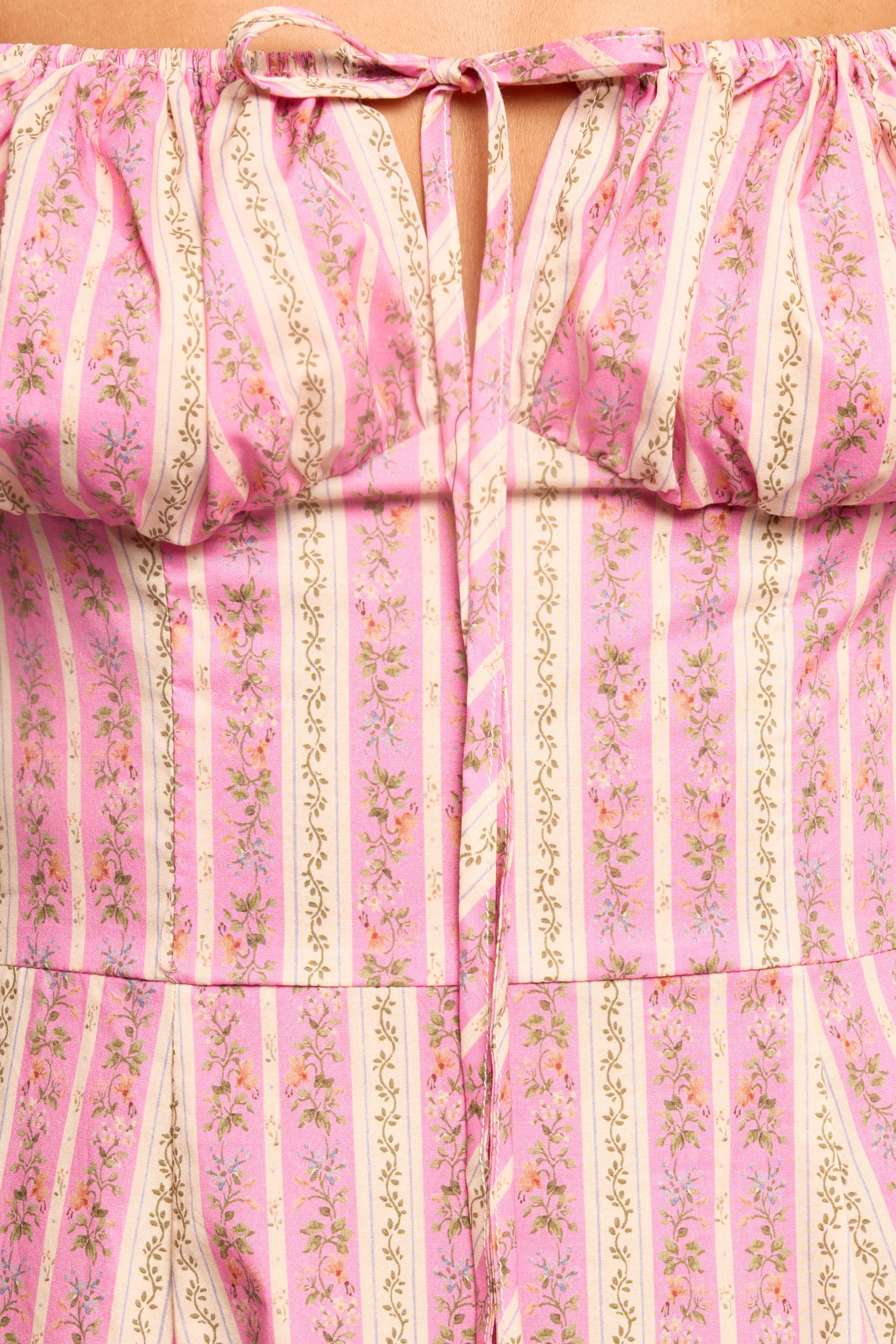 Amethyst Midi Dress - Pink - Image 5