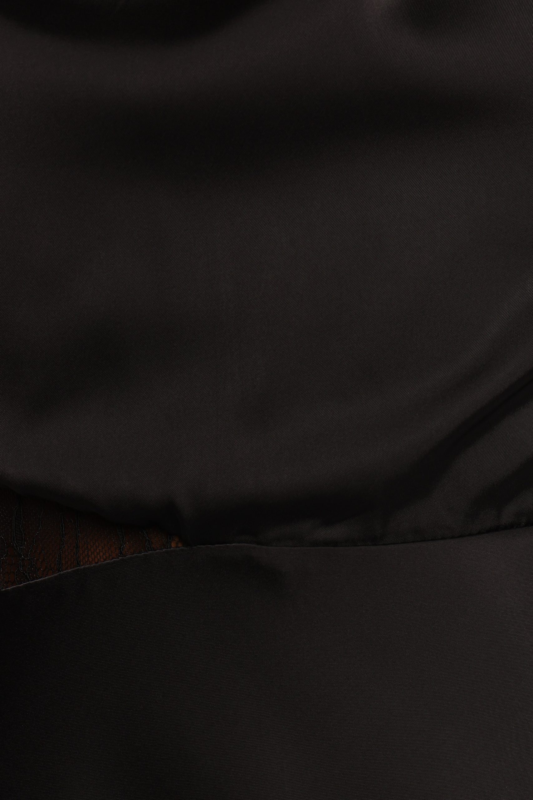 Anabelle Halter Neck Lace Maxi Dress - Black - Image 8