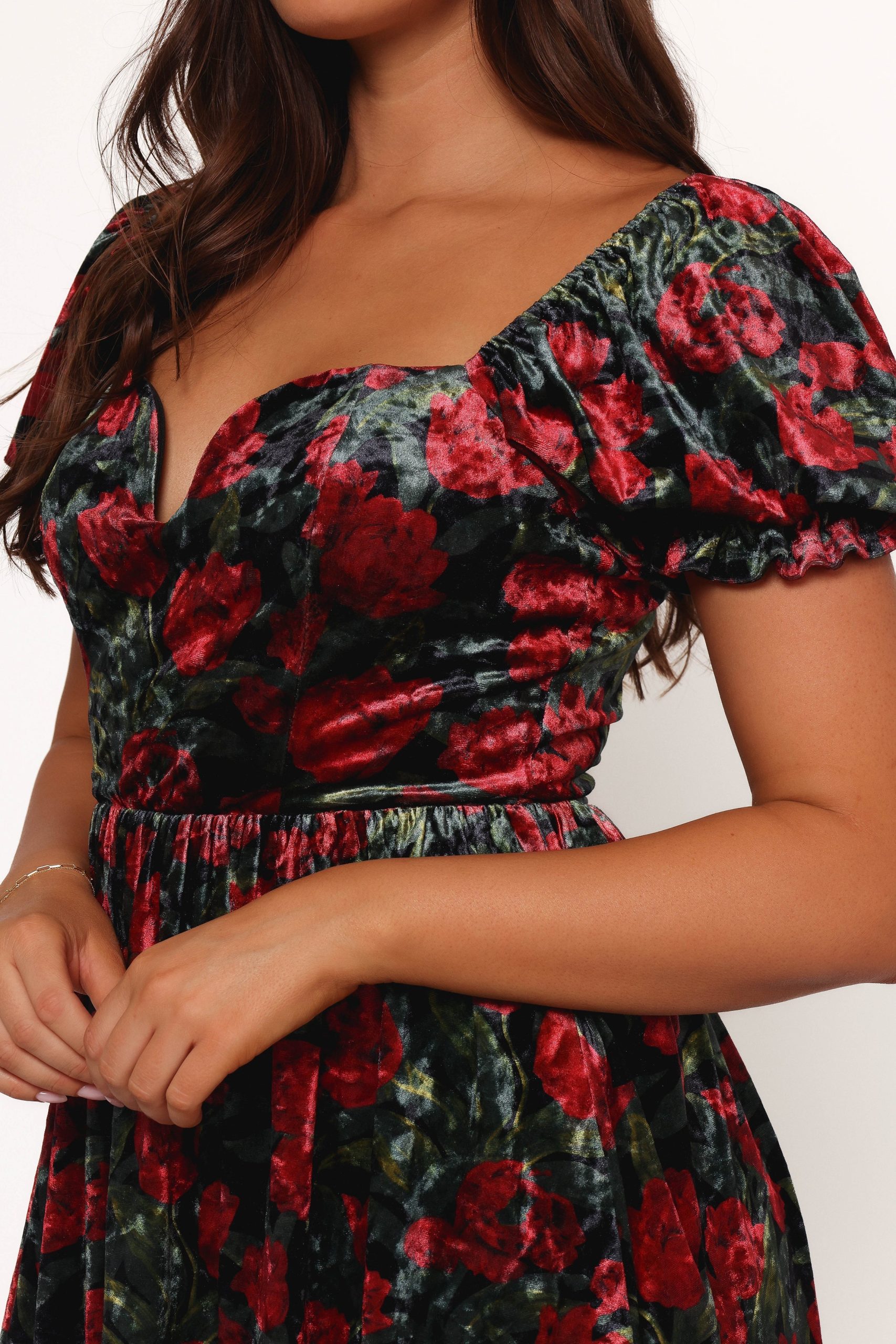 Anders Mini Dress - Black/Red - Image 8