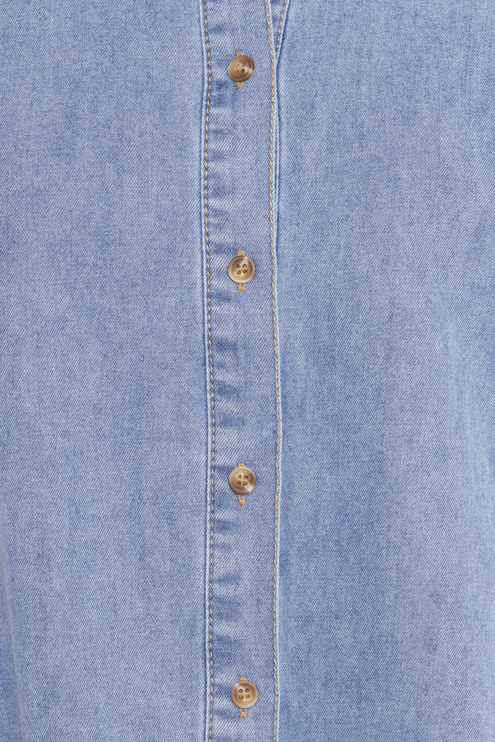 Antonella Denim Shirt - Denim Blue - Image 8